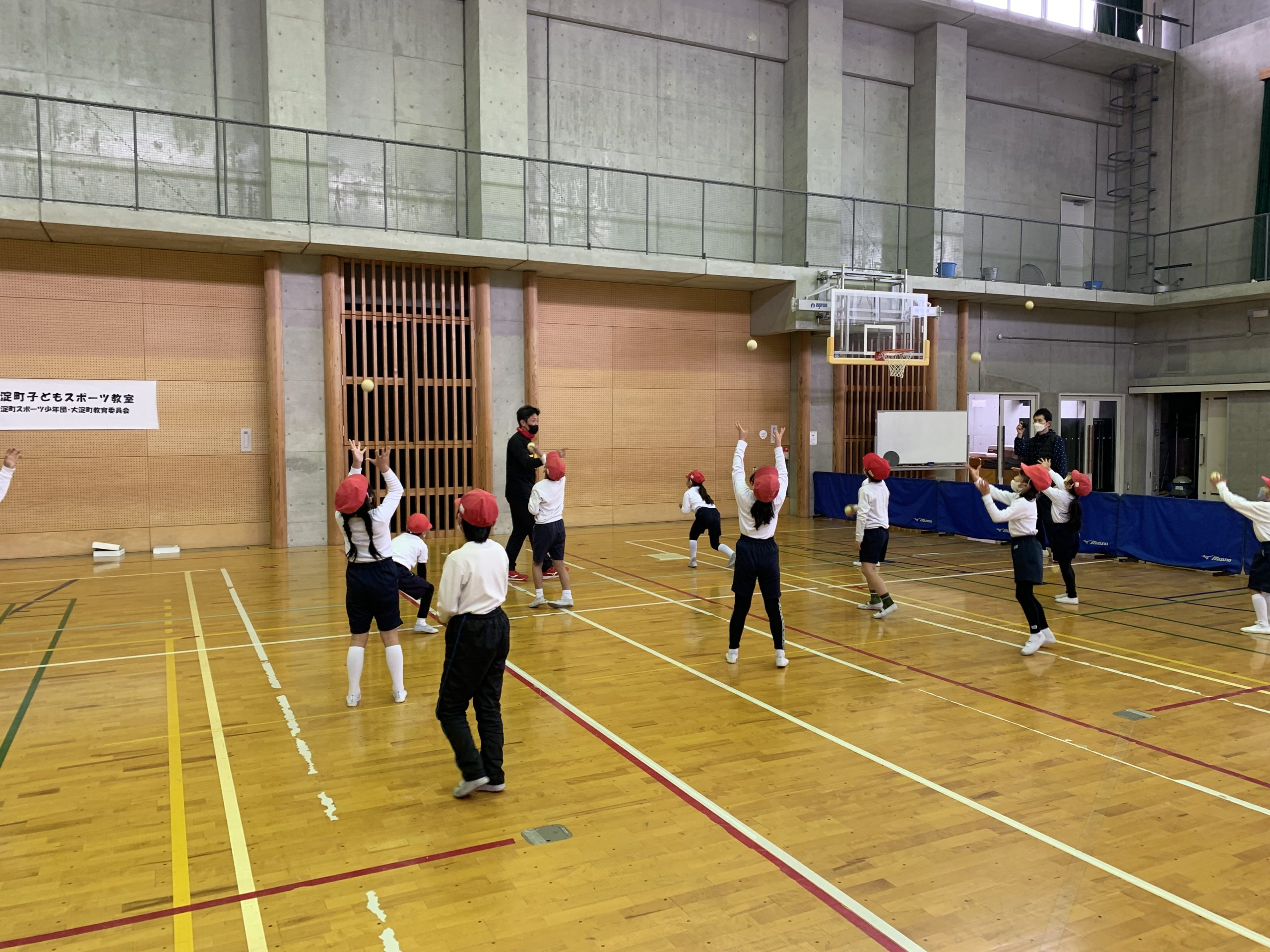 出前授業「BASEBALL5」大淀緑ヶ丘小学校にて