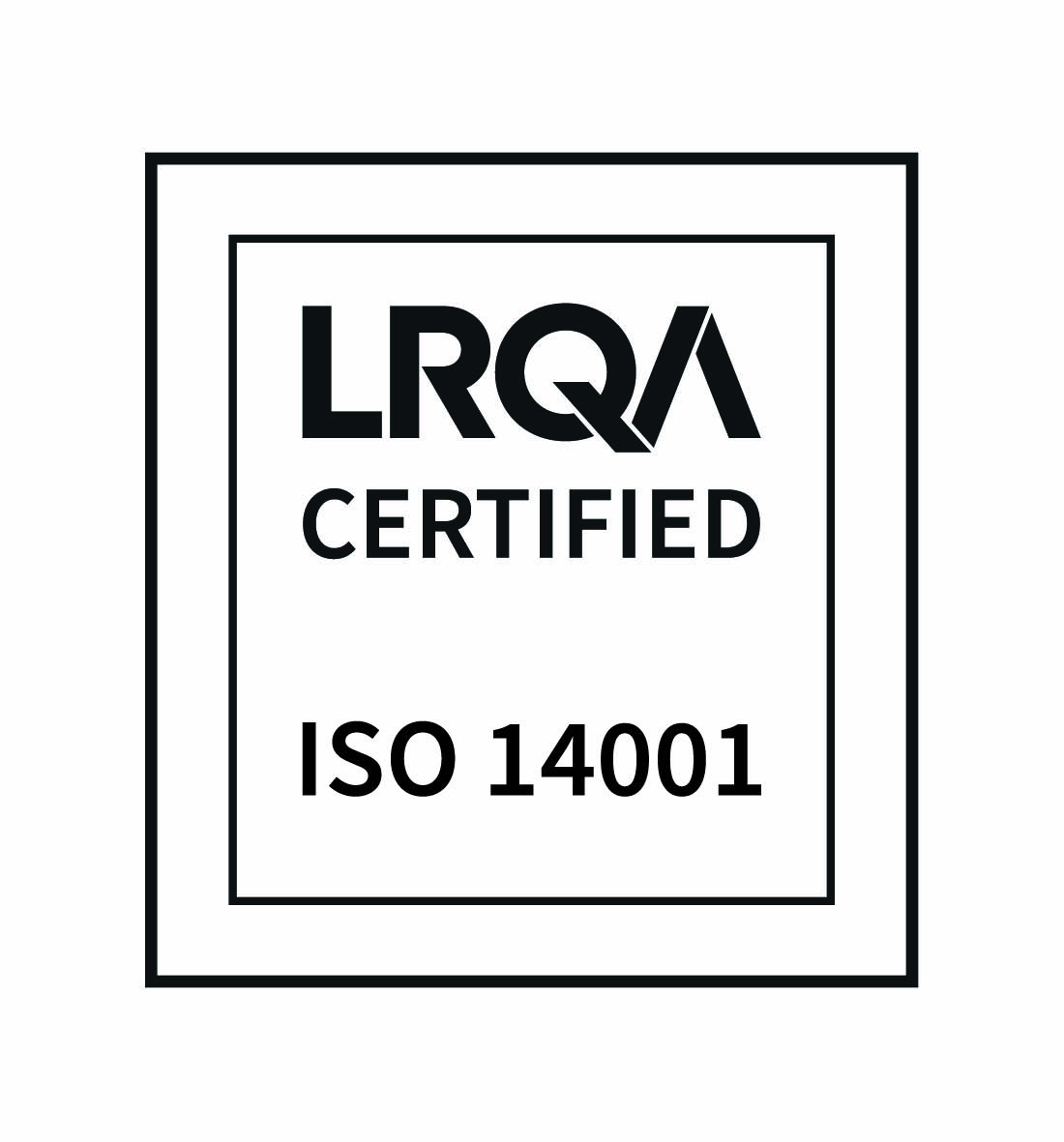 ISO 14001 認証取得のお知らせ