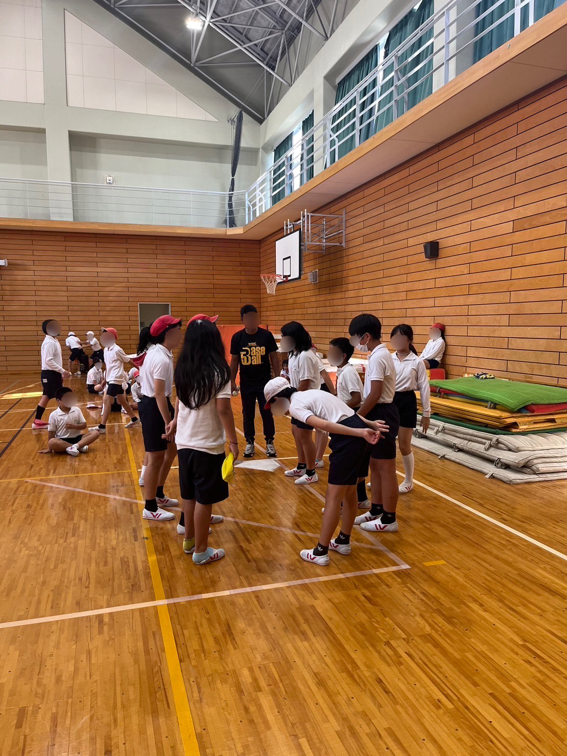 出前授業「BASEBALL5」in　広陵東小学校